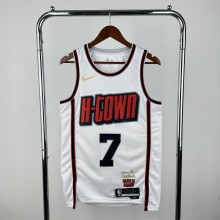 Houston Rockets  City Edition White #7 DURANT 1:1 Quality NBA  Season Jerseys 2025