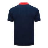 PSG Paris Polo Fans cyan 1:1 Quality Soccer Jersey  25-26