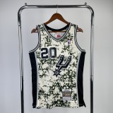 San Antonio Spurs camouflage #20 GINOBILI 1:1 Quality NBA  Season Jerseys 2013-2014
