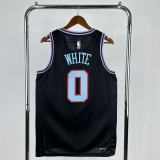 Chicago Bulls Black #0 WHITE 1:1 Quality NBA  Season Jerseys 2026