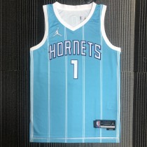 Charlotte Hornets Green #1 BALL 1:1 Quality NBA  Season Jerseys 75 Year