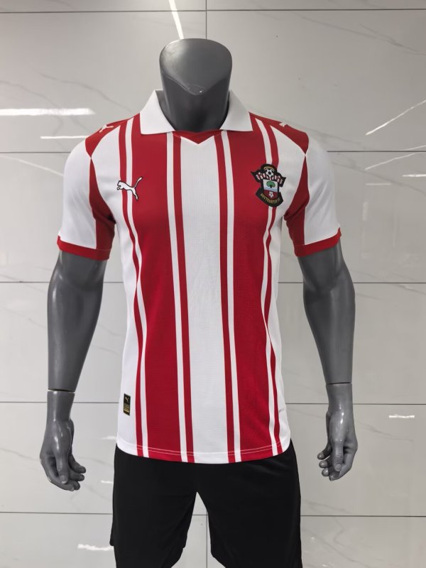 Southampton Home Fans (whitout LOGO) 1:1 Quality Soccer Jersey   25-26