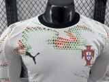 Portugal away Player long   1:1 Quality Soccer Jersey  25-26