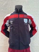 Retro England black  Jacket  Tracksuit  1:1 Quality Soccer Jersey  1998