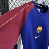 Barcelona Hoodie Blue Jacket  Tracksuit  1:1 Quality Soccer Jersey  25-26