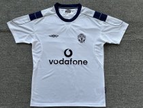 Retro Manchester united away 1:1 Quality Soccer Jersey 2000-2001