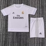 Retro Real Madrid home  kids  2015-2016