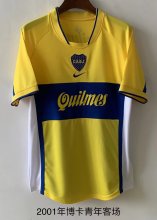Retro Boca Juniors away 1:1 Quality Soccer Jersey   2000-2001