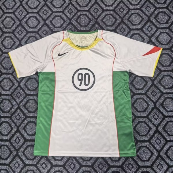 Nike 90 white Green  1:1 Quality Soccer Jersey  25-26