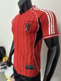 MLB Manchester United   Red Baseball  Jerseys  2025 25-26