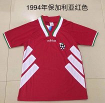 Retro Bulgaria Away red  1:1 Quality Soccer Jersey  1994