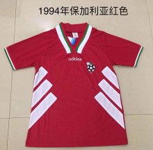 Retro Bulgaria Away red  1:1 Quality Soccer Jersey  1994