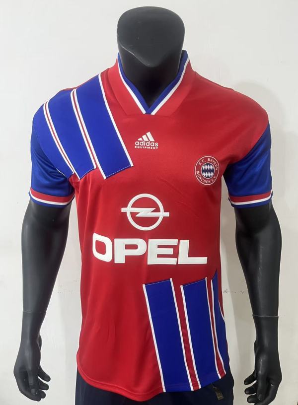 Retro Bayern Munich Home 1:1 Quality Soccer Jersey  1993-1995