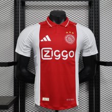 Ajax Home Player  1:1 Quality Soccer Jersey  24-25