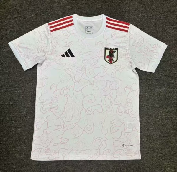Japan Training Clothes White  Fans 1:1 Quality Soccer Jersey  25-26