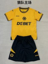 Wolves Home Kids 1:1 Quality Soccer Jersey   24-25