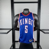 Sacramento Kings City Edition #5 FOX NBA Jerseys  2025