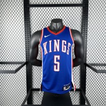 Sacramento Kings City Edition #5 FOX NBA Jerseys  2025