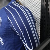 PSG Paris three away long player   1:1 Quality Soccer Jersey   24-25