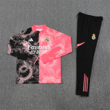 Real Madrid Training  Tracksuit Pink Black  (Kids And Man )  1:1  25-26