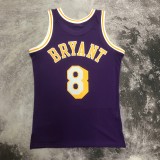 Los Angeles Lakers  Kobe #8 BRYANT  Mitchell & Ness 1996-97 Purple Hardwood Classics Swingman NBA Jersey