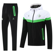 Betis Windbreaker Sets With pants  Black 1:1 Quality Soccer Jersey  25-26