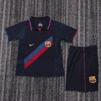 Retro Barcelona Away Kids 1:1 Quality Soccer Jersey  2002-2003