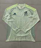 Mexico away Long Sleeve Fans  1:1 Quality Soccer Jersey   24-25