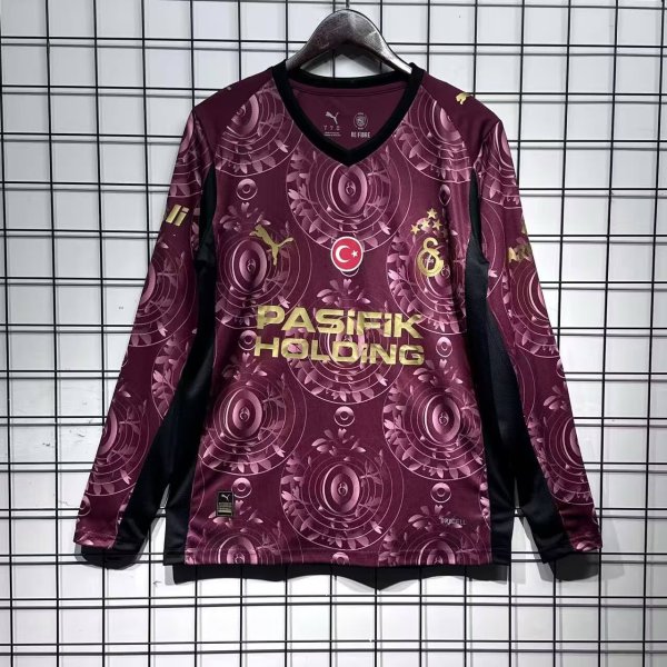 Galatasaray Third Away Long Sleeve Fans  1:1 Quality Soccer Jersey  25-26