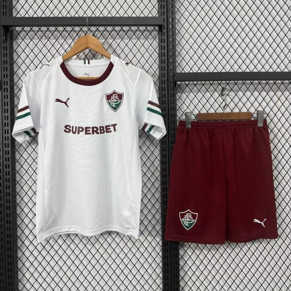 Fluminense  Away Kids  1:1 Quality Soccer Jersey 26-27