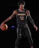 Memphis Grizzlies City Edition Black #12 MORANT 1:1 Quality NBA Jerseys 2021