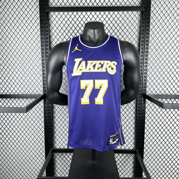Los Angeles Lakers  Purple  jordan #77 DONCIC NBA Jerseys  2026