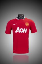 Retro Manchester United Home 1:1 Quality Soccer Jersey  2011-2012