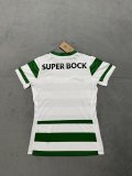 Sporting Lisbon Home Women Fans  1:1 Quality Soccer Jersey   25-26