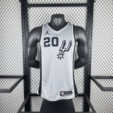 San Antonio Spurs Grey #20 GINOBILI 1:1 Quality NBA  Season Jerseys 2021