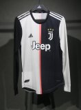 Retro Juventus long  home player 1:1 Quality Soccer Jersey  2019-2020