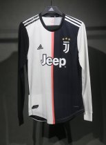 Retro Juventus long  home player 1:1 Quality Soccer Jersey  2019-2020