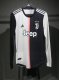 Retro Juventus long  home player 1:1 Quality Soccer Jersey  2019-2020