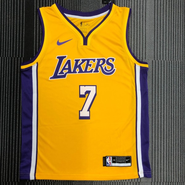 Los Angeles Lakers Yellow #7 ANTHONY 1:1 Quality NBA Season Jerseys