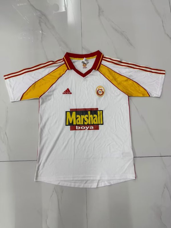 Retro Galatasaray Away 1:1 Quality Soccer Jersey  1999-2000