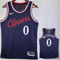Clippers WESTBROOK #0 Sapphire Blue NBA Jerseys 24-25
