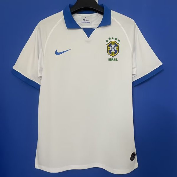 Retro Brazil Away 1:1 Quality Soccer Jersey  2019-2020