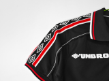 Retro Manchester united away blaCK 1:1 Quality Soccer Jersey   1998
