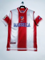 Retro Atletico Madrid Home 1:1 Quality Soccer Jersey  1999-2000