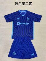 Porto third away Kids 1:1 Quality Soccer Jersey   24-25