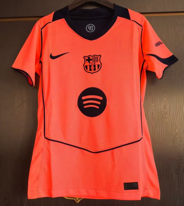Barcelona Third Away Women Fans 1:1 Quality Soccer Jersey 25-26