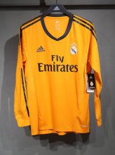 Retro  Real Madrid player   Long Sleeve  Third Away  1:1 Quality Soccer Jersey  2013-2014
