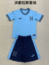 Honduras away  Kids  1:1 Quality Soccer Jersey   24-25