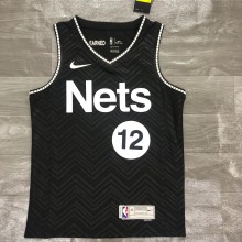Brooklyn Nets Reward Edition Black #12 HARRIS 1:1 Quality NBA  Season Jerseys 2021