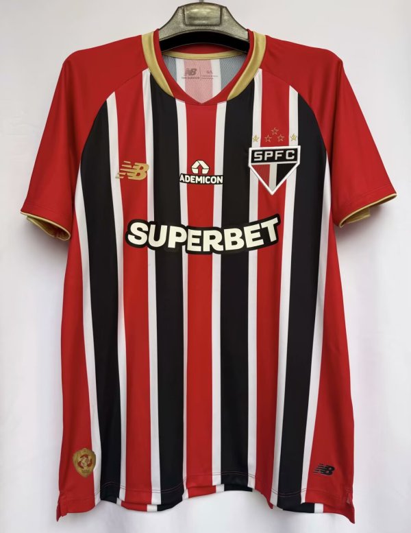 Sao Paulo away fans 1:1 Quality Soccer Jersey  25-26